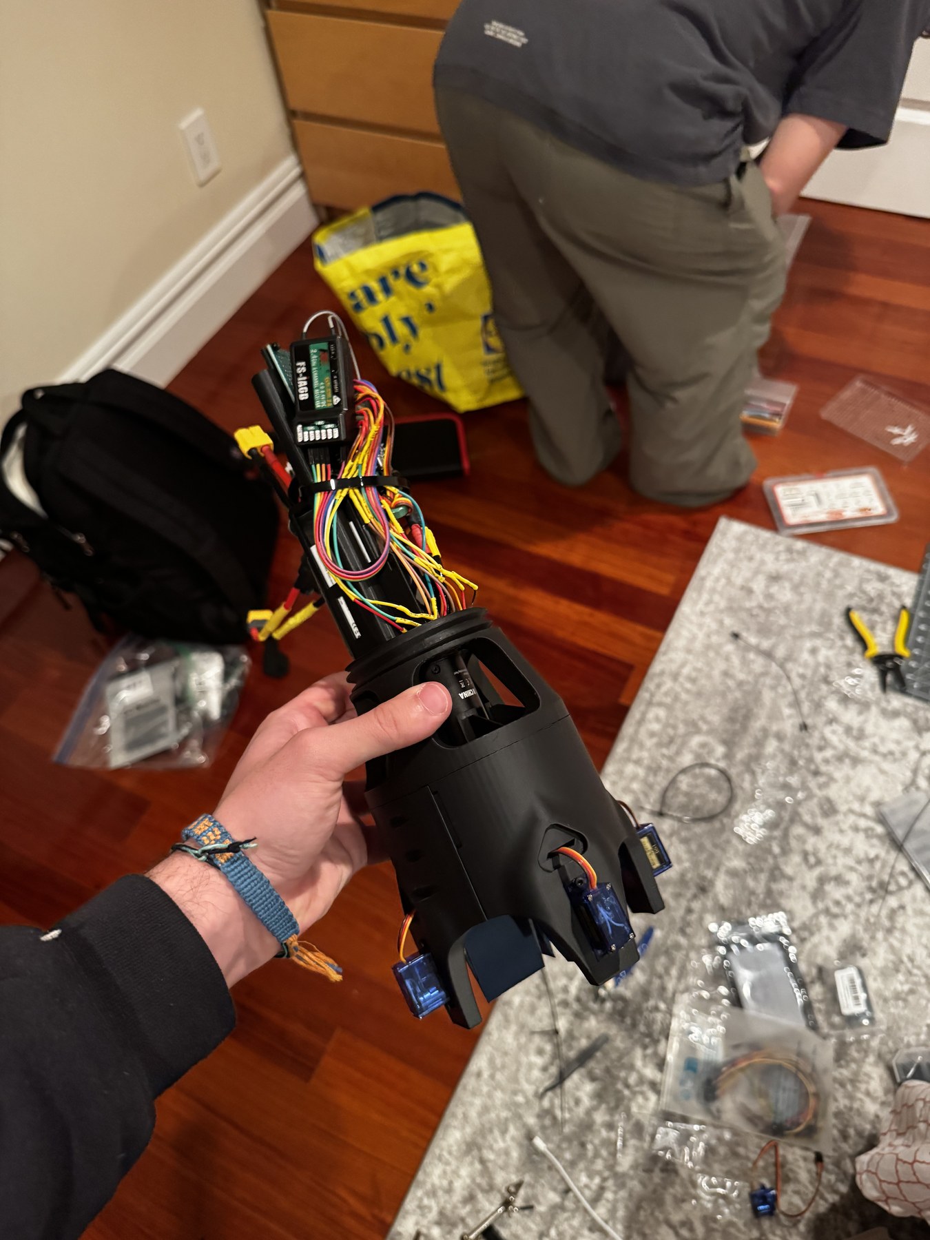 Internal wiring and controls